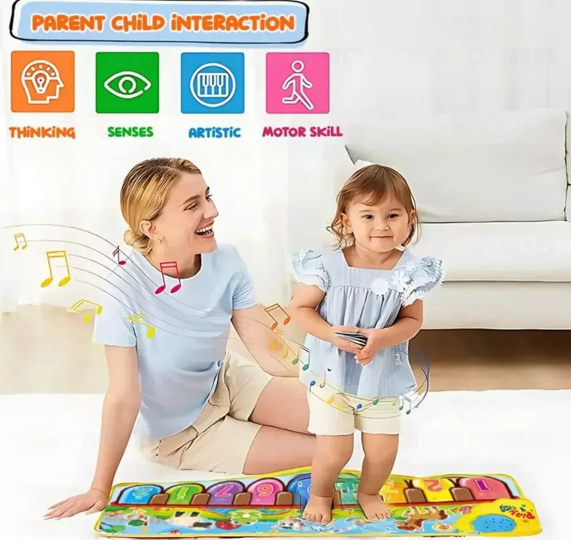 Wembley Animal Piano Music Mat