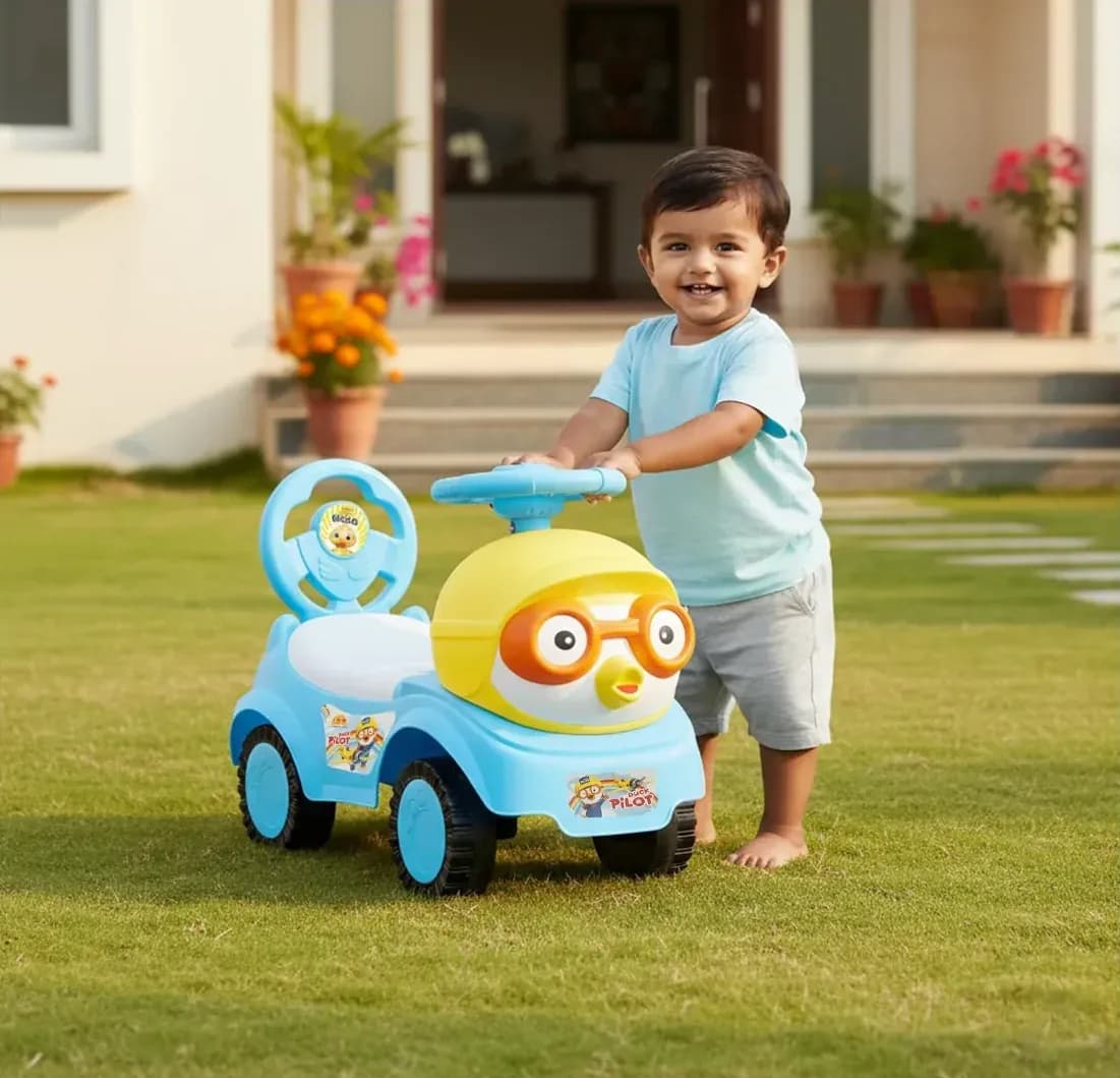 Toyzone Duck Pilot Push Ride-On