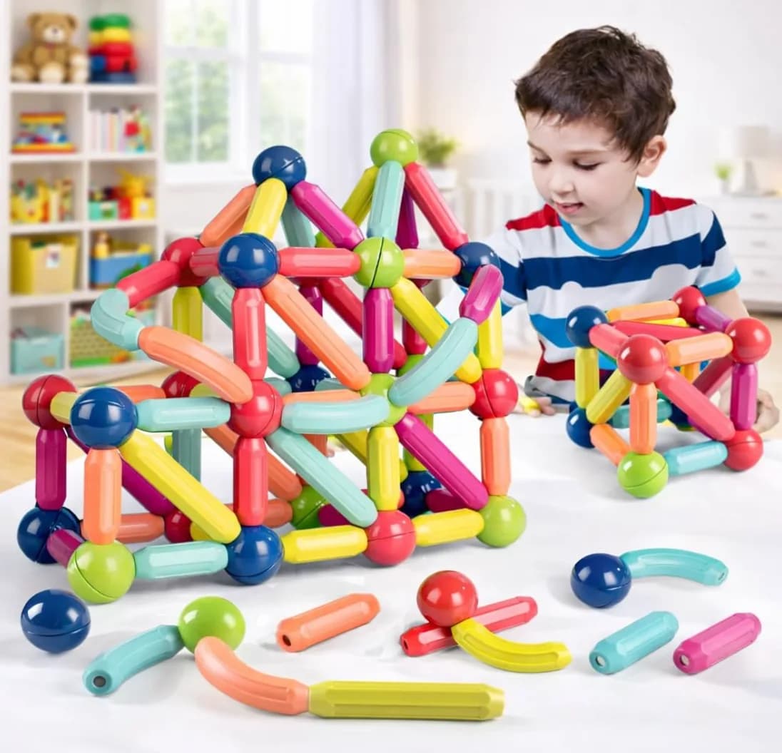 Toy Imagine 36-Piece Magnetic Blocks