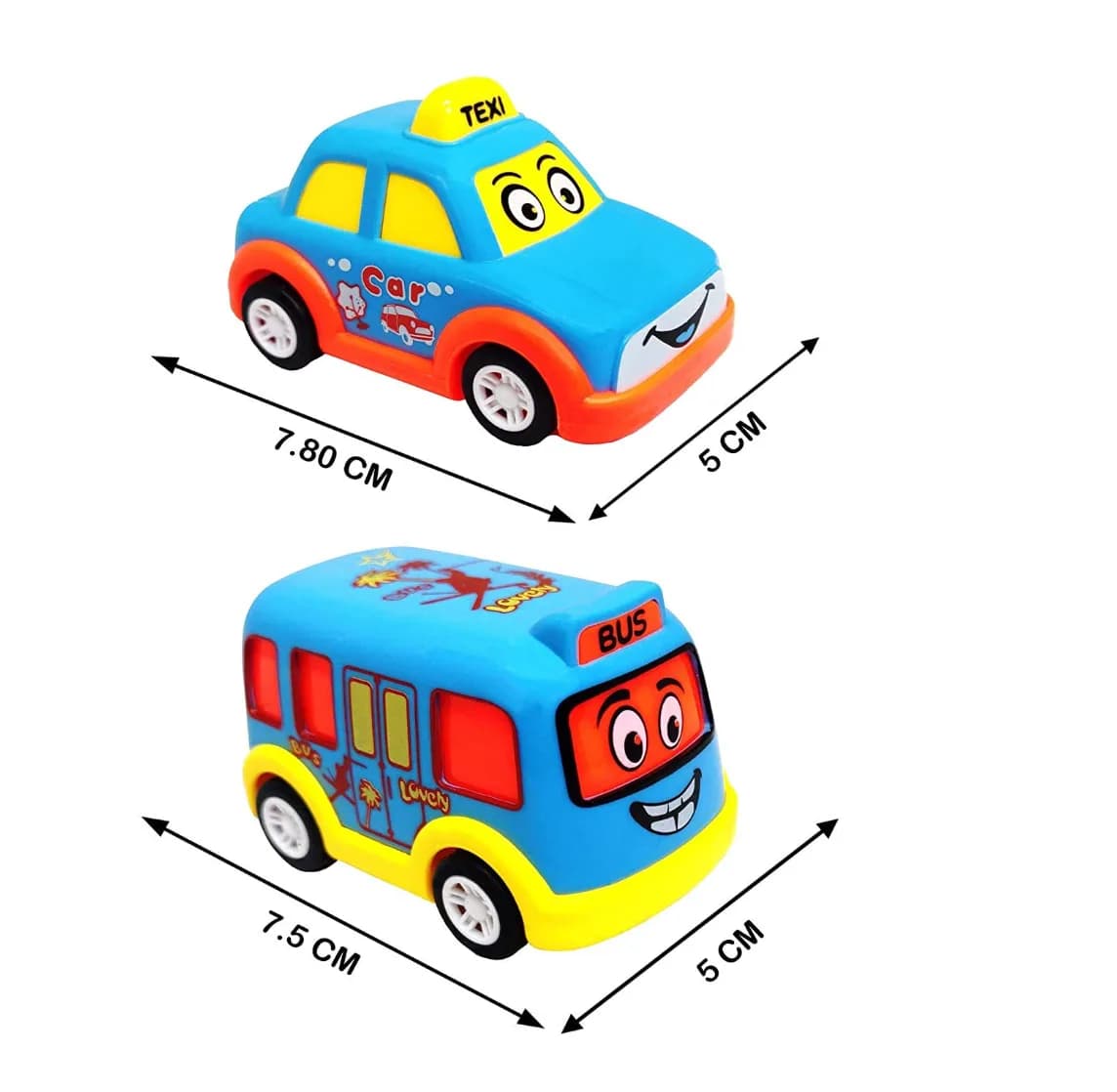 Pull-Back Vehicle Set of 7
