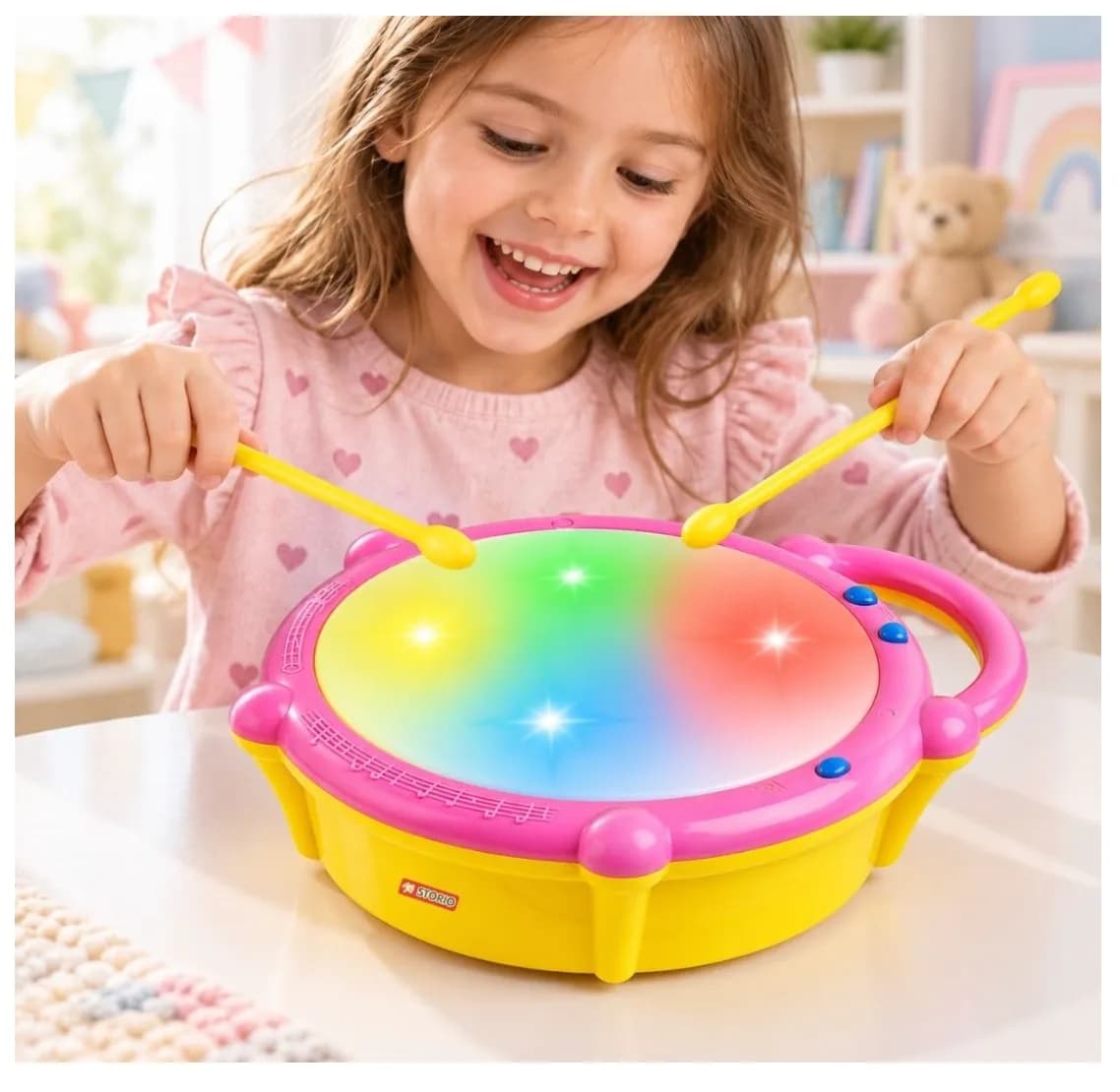 Storio Flash Drum with 2 Mallets