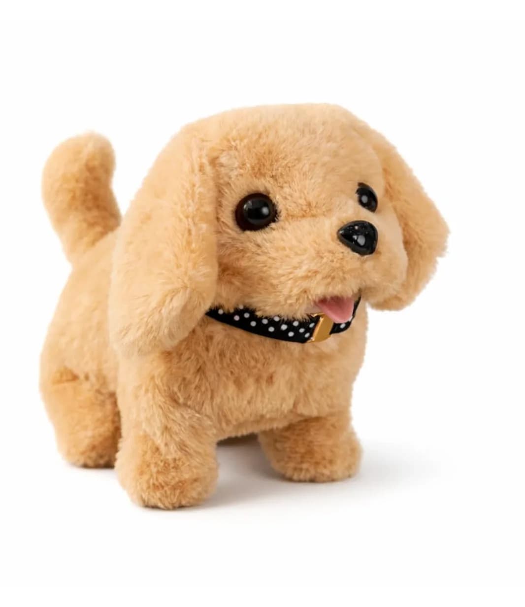 Interactive Walking and Barking Plush Dog
