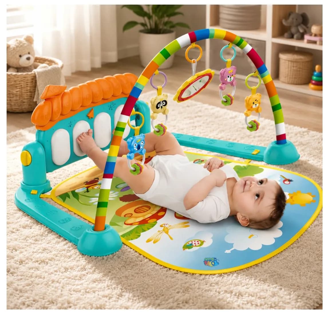 ToysBuddy Kick and Play Piano Baby Gym