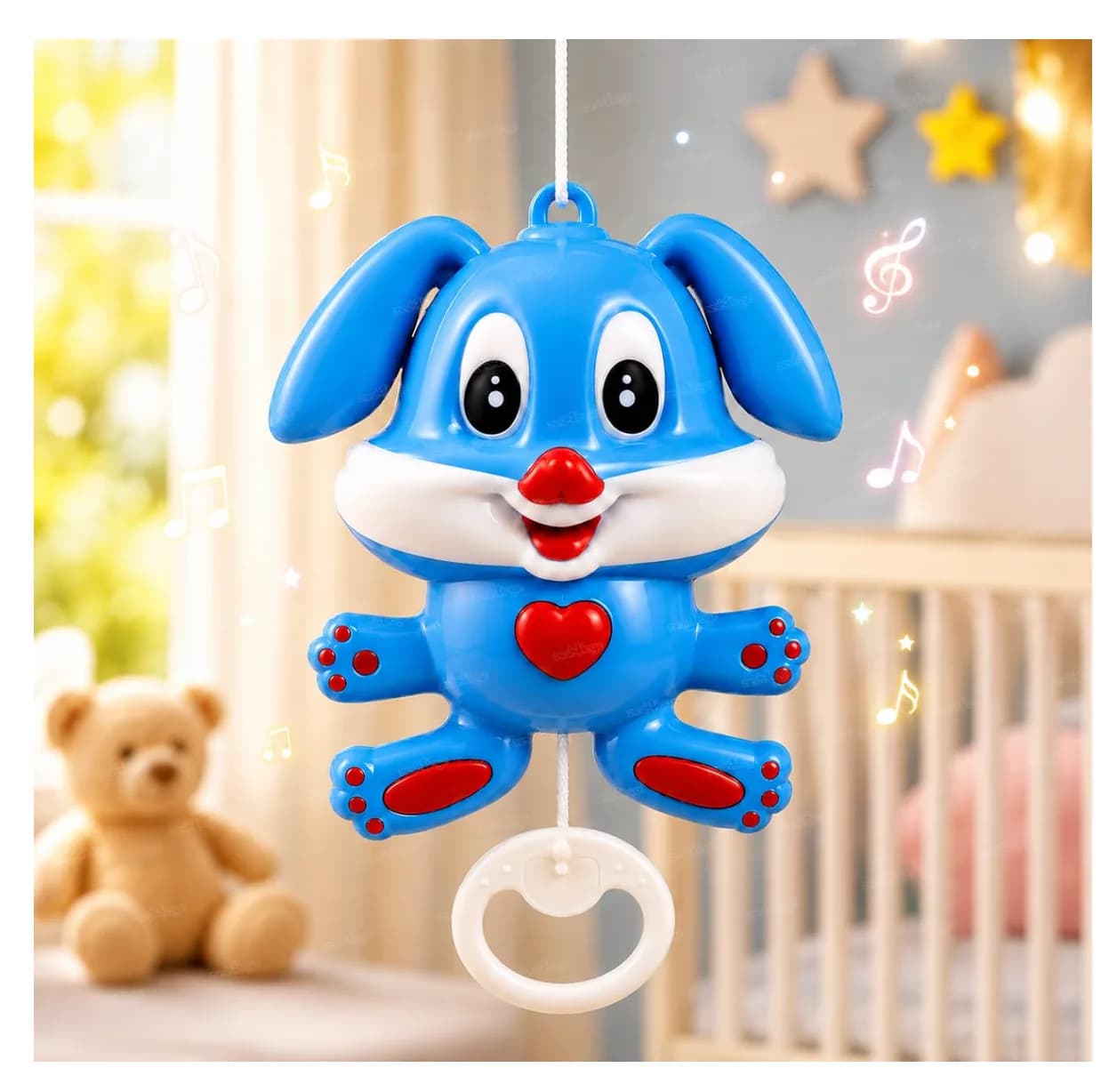Zest 4 Toyz Musical Pull-String Bell Toy