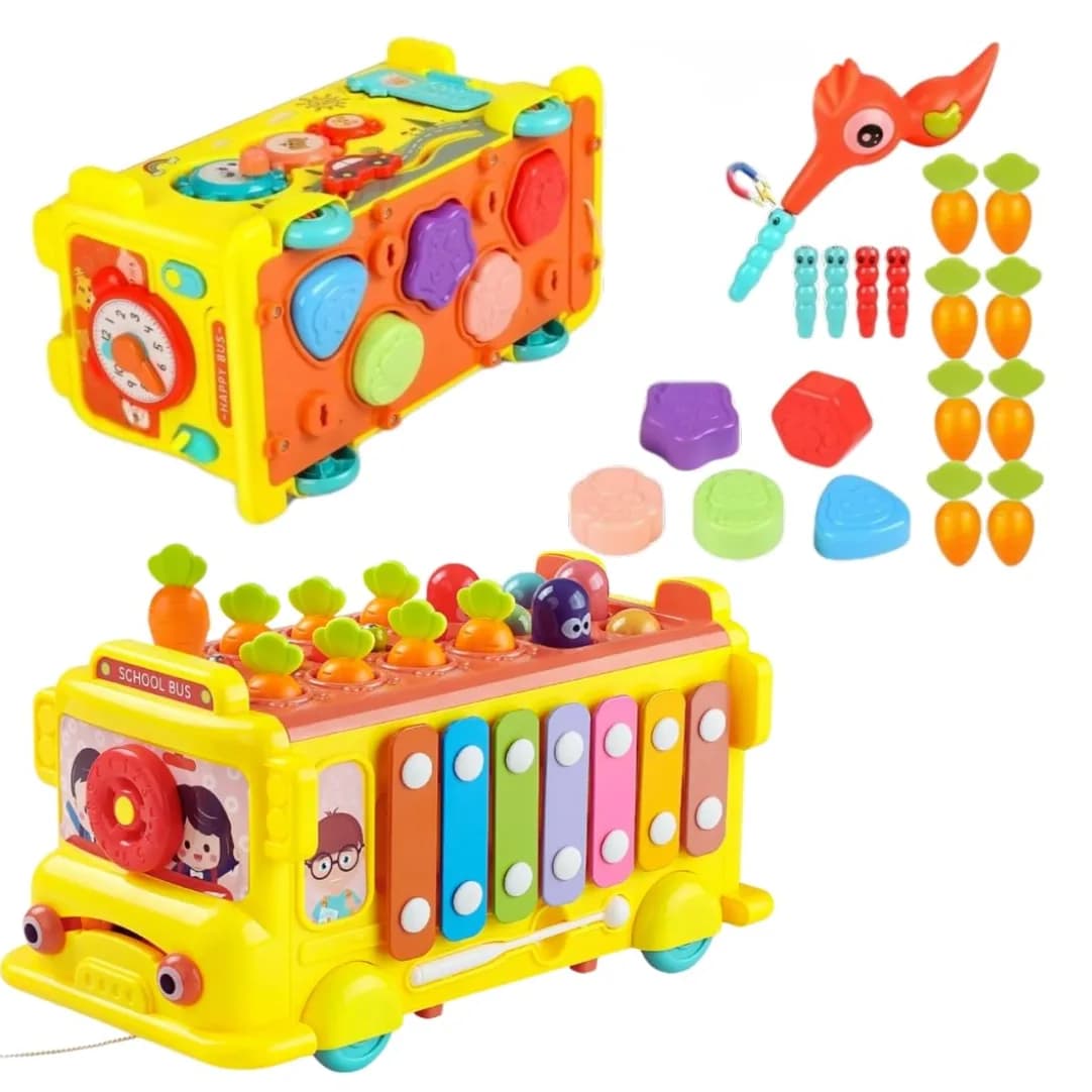 Pluspoint School Bus Activity Toy