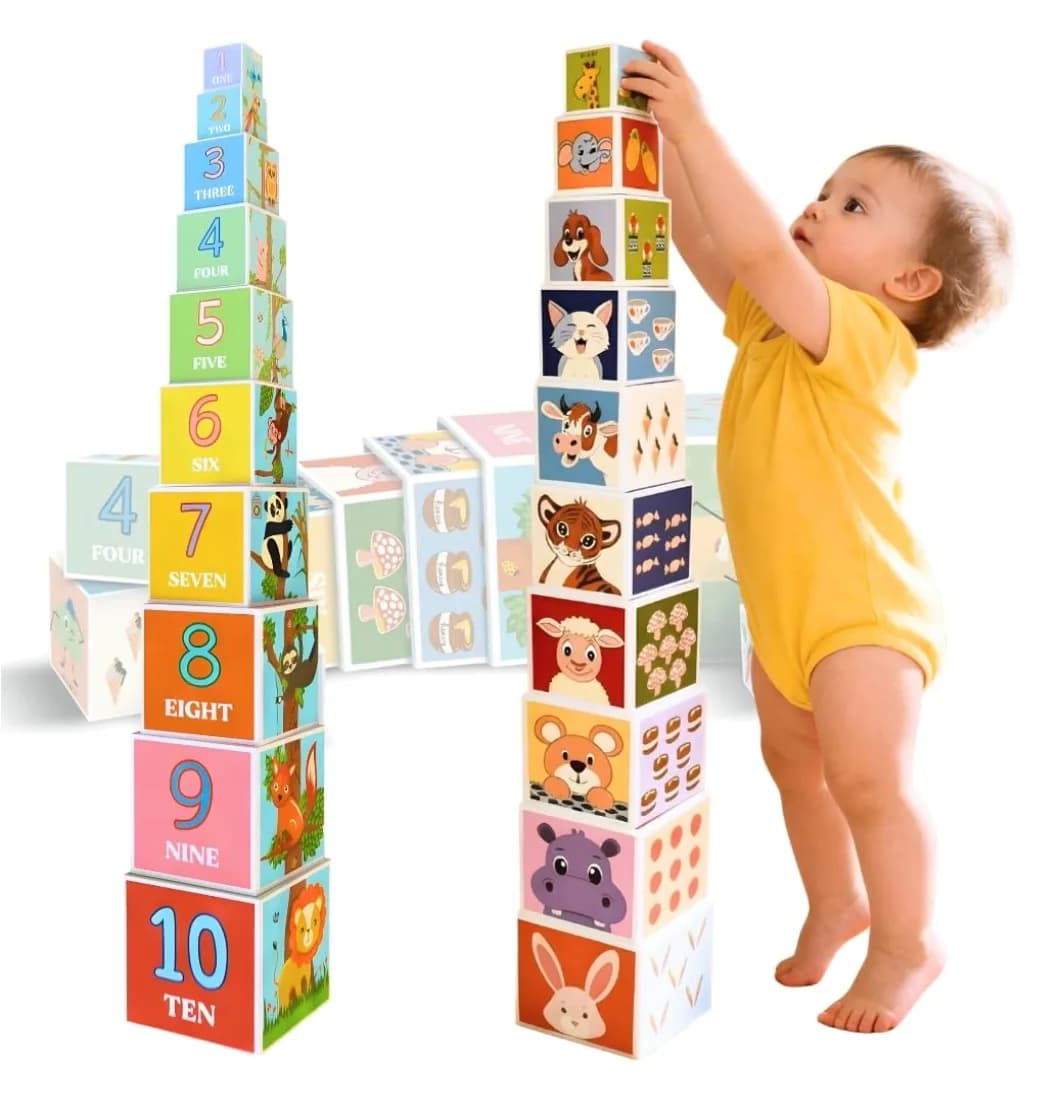PepPlay Stacking and Nesting Cubes (10 Blocks)