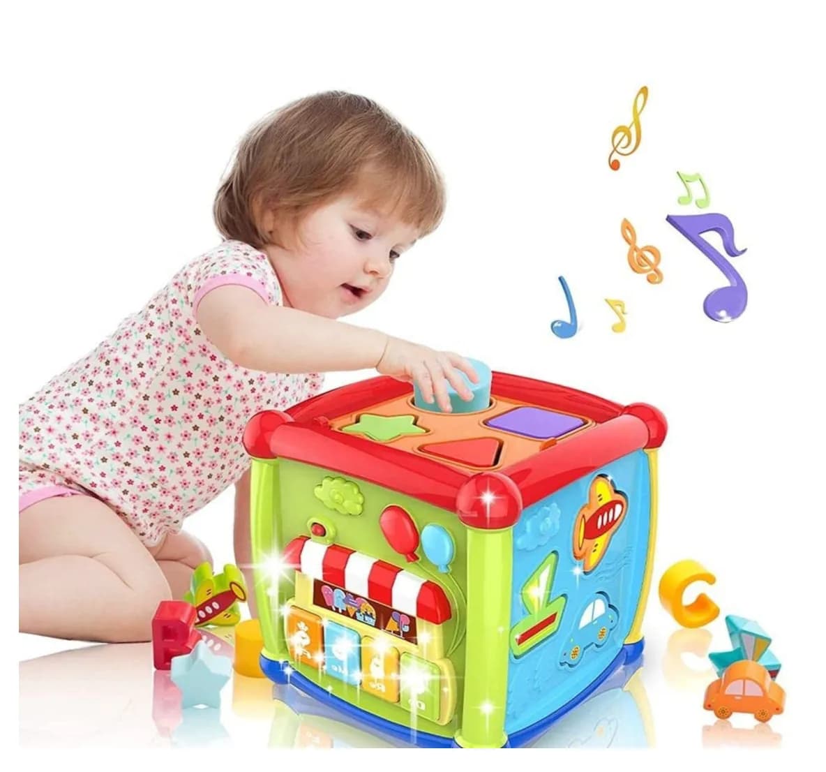 Deoxy 6-in-1 Musical Learning Cube